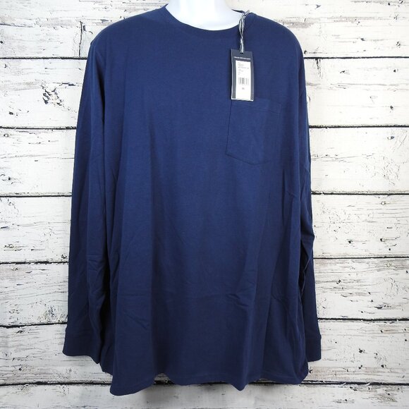 Vineyard Vines Men's Long Sleeve Pocket T-Shirt Deep Bay Men's Size XL - NEW - Picture 1 of 5